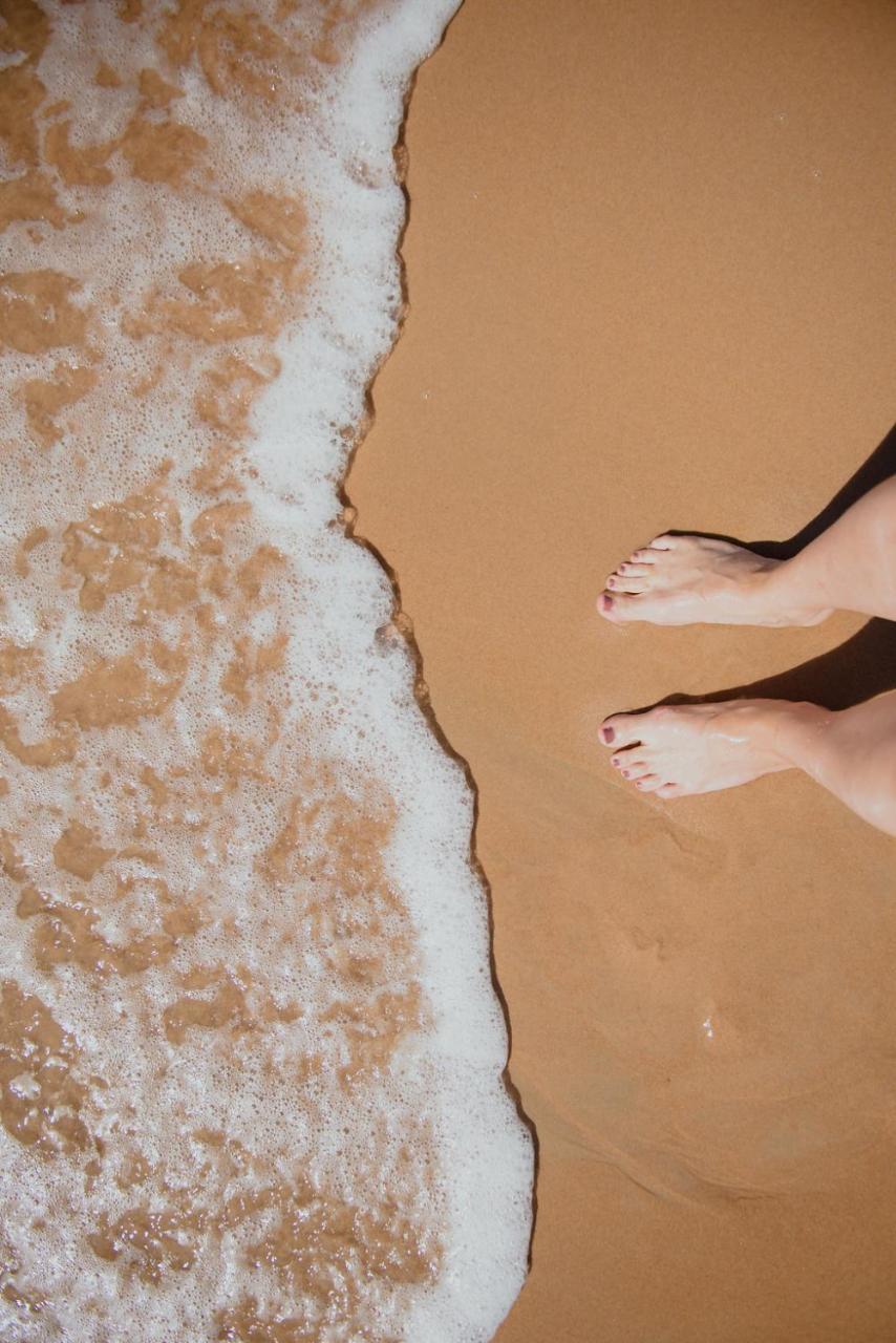 Flat Guarajuba Beira Da Praia Pe Na Areia Eksteriør bilde