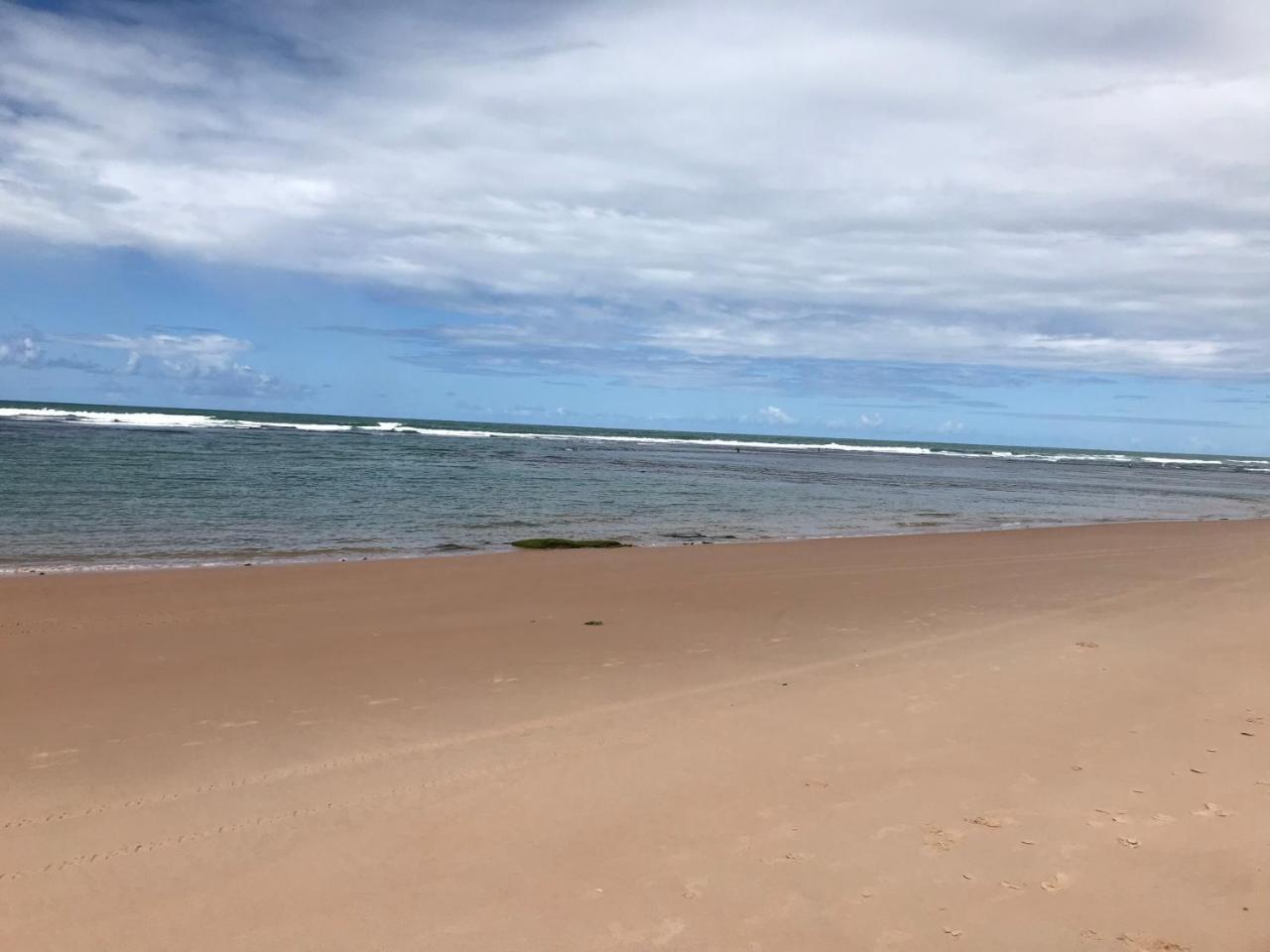Flat Guarajuba Beira Da Praia Pe Na Areia Eksteriør bilde
