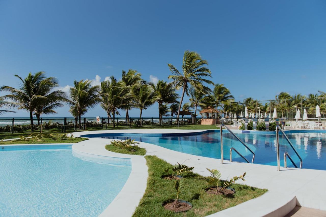 Flat Guarajuba Beira Da Praia Pe Na Areia Eksteriør bilde