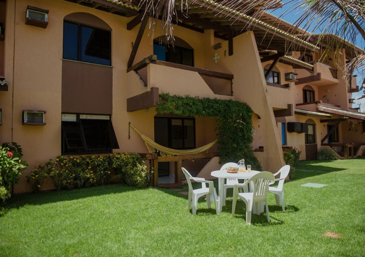 Flat Guarajuba Beira Da Praia Pe Na Areia Eksteriør bilde