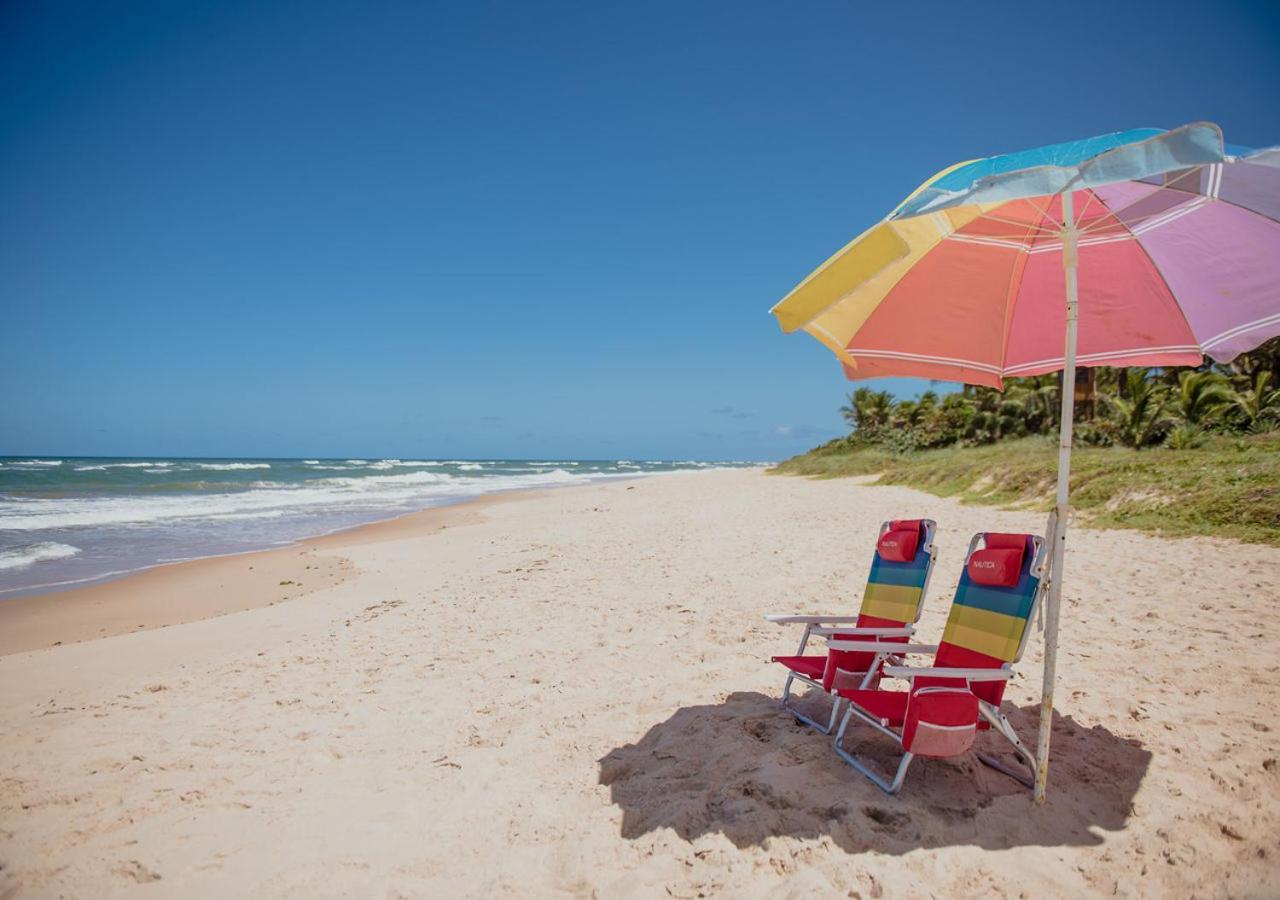 Flat Guarajuba Beira Da Praia Pe Na Areia Eksteriør bilde