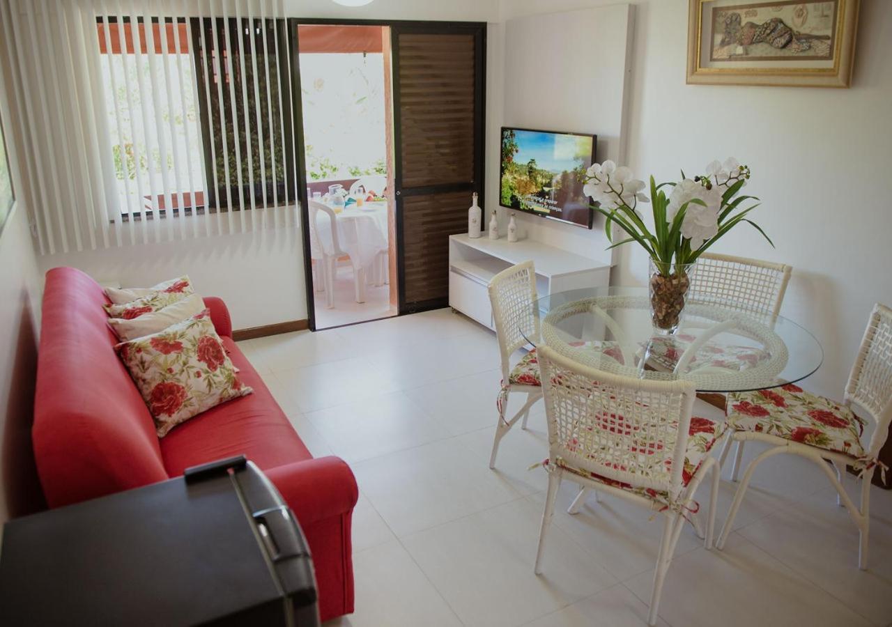 Flat Guarajuba Beira Da Praia Pe Na Areia Eksteriør bilde