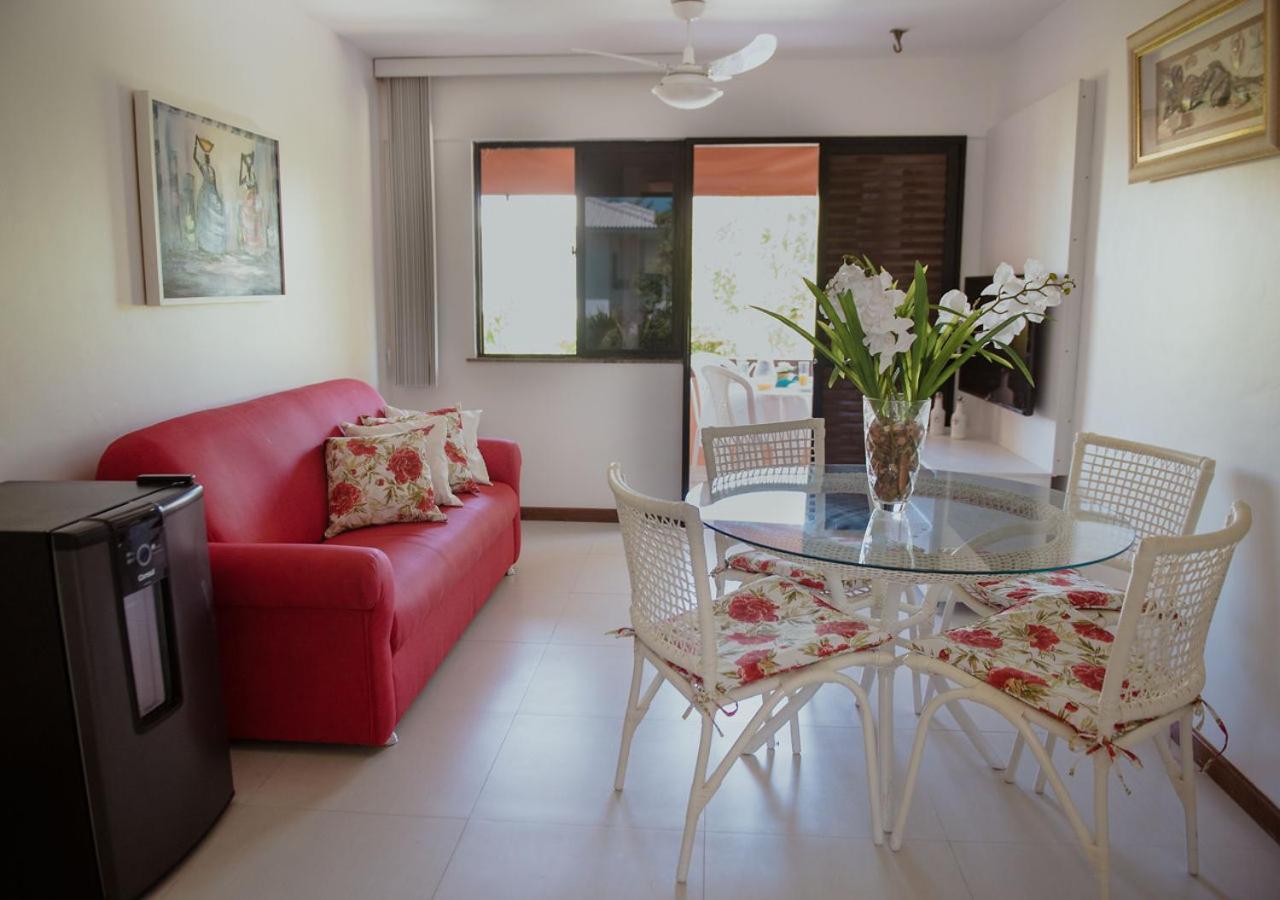 Flat Guarajuba Beira Da Praia Pe Na Areia Eksteriør bilde