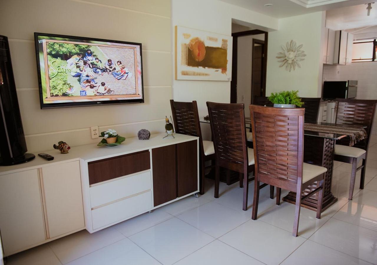 Flat Guarajuba Beira Da Praia Pe Na Areia Eksteriør bilde