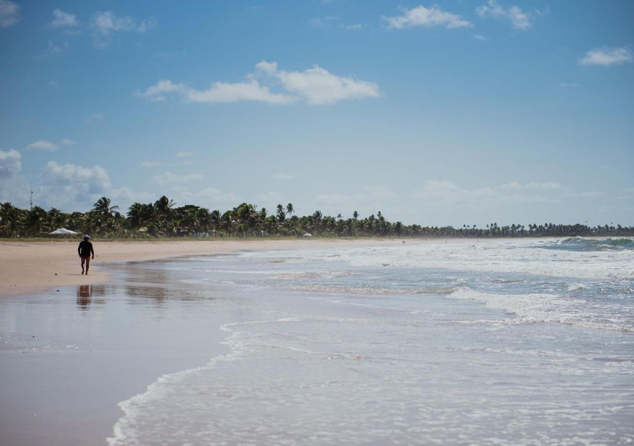 Flat Guarajuba Beira Da Praia Pe Na Areia Eksteriør bilde